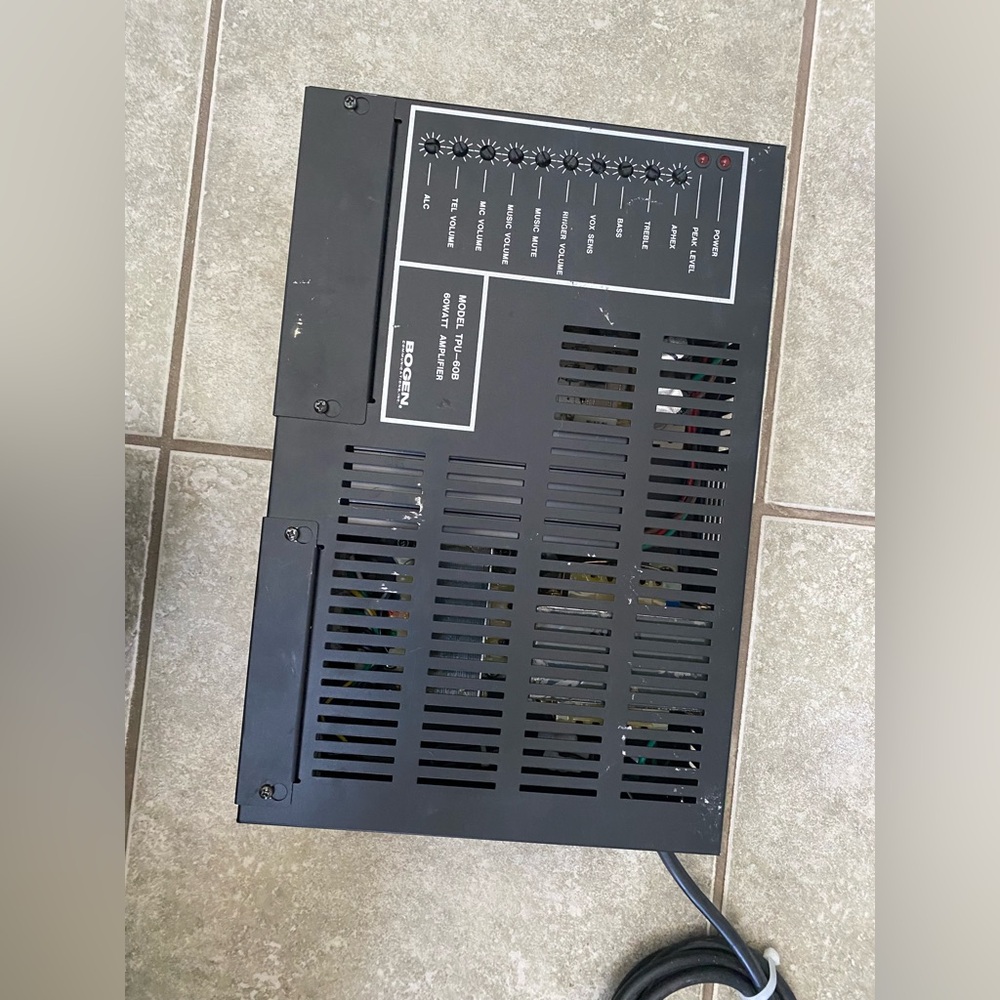 Vintage bogen  60w amplifier loud rare